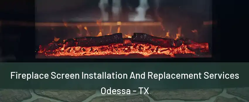  Fireplace Screen Installation And Replacement Services Odessa - TX