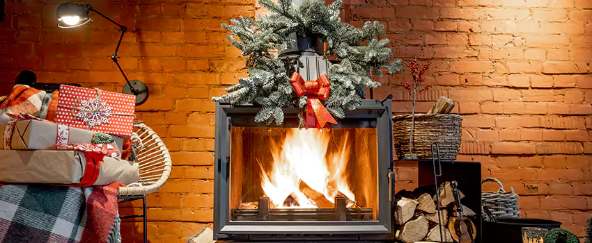 Travis Industries Linear Gas Fireplace Installation in Odessa, Texas